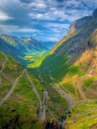 Krásna príroda Nórska