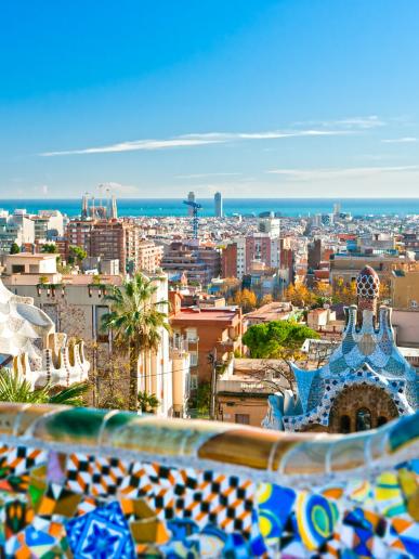 Park Guel, Barcelona, poznávací zájazd, Španielsko