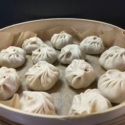 Dusené mäsové taštičky.