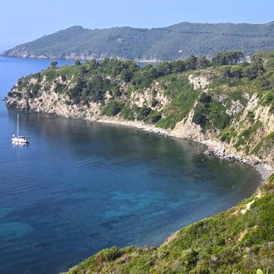 Pobrežie morské na ostrove Elba