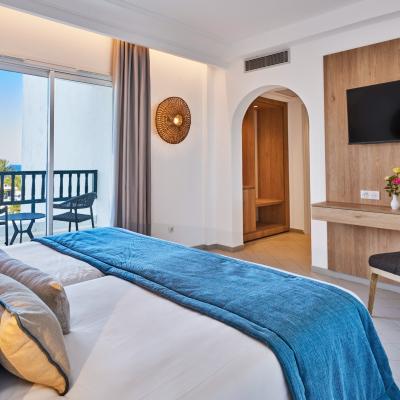 Hotelová izba v Hotel Club Melia El Mansour Mahdia v Tunisku.