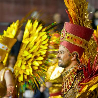 Karneval vo Funchale s krásnymi maskami.