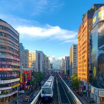 Linka metra v Taipei.