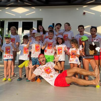 Deti a animátori Planet FUN v hoteli Fanar.