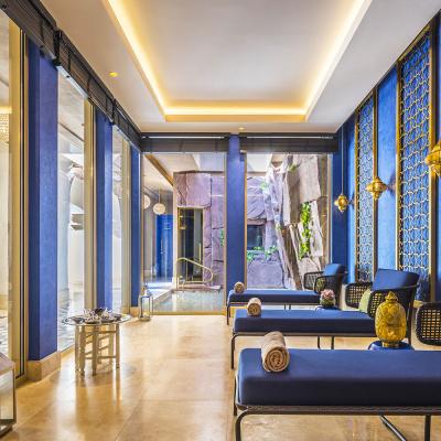 Oddychová miestnosť v hoteli. Spojené arabské emiráty.