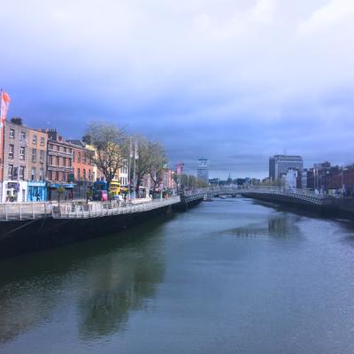 Dublin a rieka Liffey.