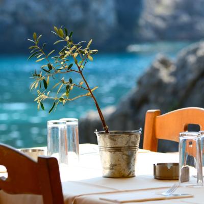 Grécka taverna na Rodose