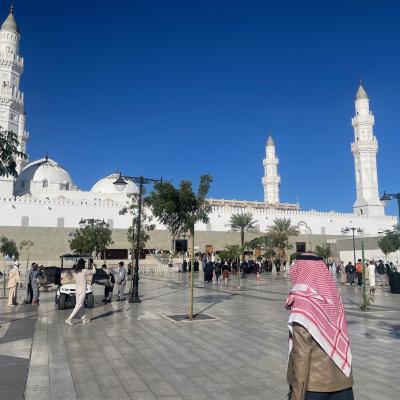 Quba - exteriér prvej mešity na svete. KSA