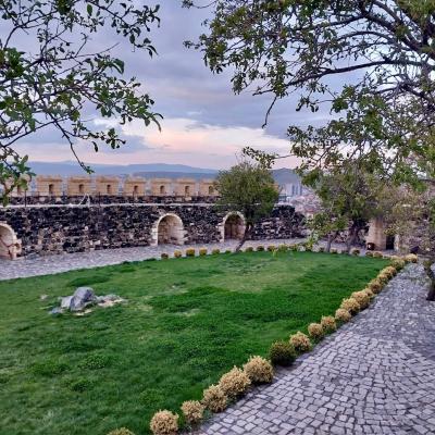 Západ slnka z pevnosti Nevşehir