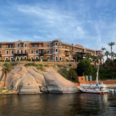 Hotel Old Cataract v Egypte.
