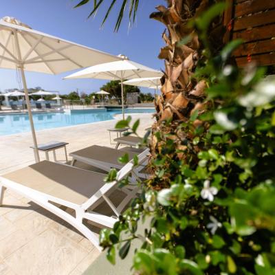 Exteriér hotela Gennadi Seaside Resort, pohľad na bazén, Rodos