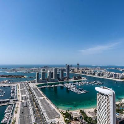 Pohľad z výšky na Palmový ostrov.