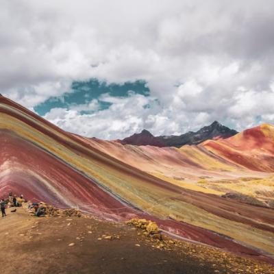 Farebné hory v Peru.
