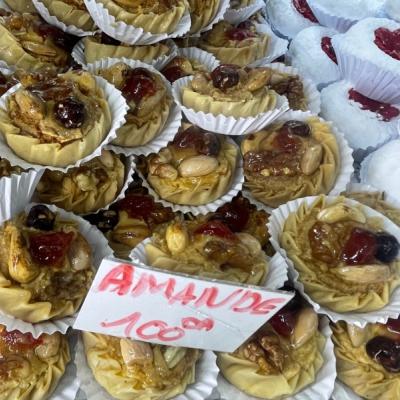 Sladké mandľové koláčiky.