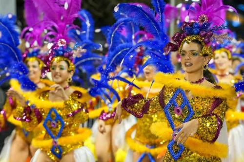 Masky počas karnevalu na ostrove Madeira.