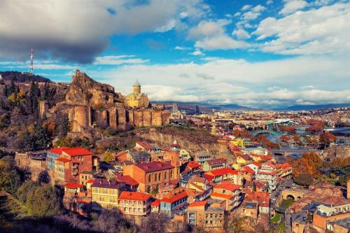 Pohľad na mesto Tbilisi