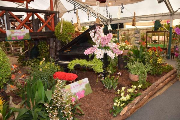 Výstava orchideí v kláštore Klosterneuburg