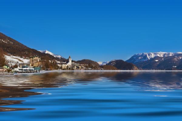 Salzburg a čerti - jazero