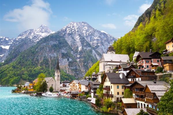 Salzburg - Čertovská družina v soľnej komore - Pohľad na mesto 