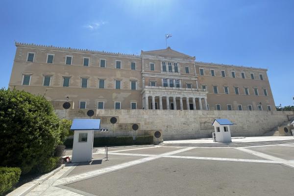 Grécky parlament. Atény