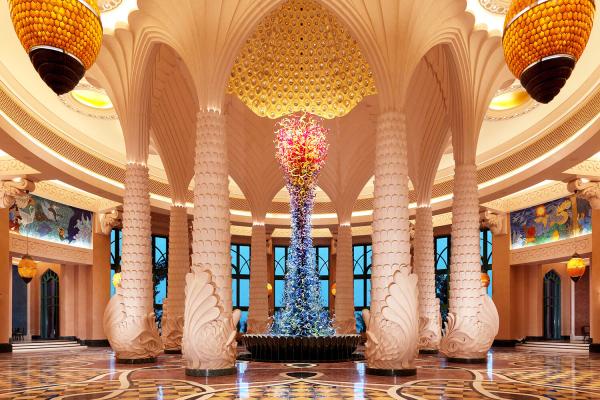 Lobby v hoteli Atlantis, The Palm