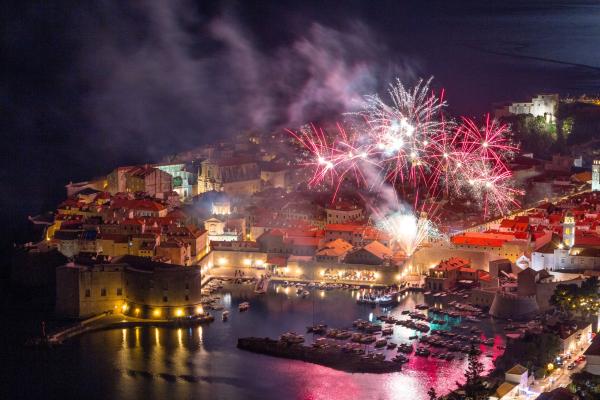 Silvester a festivalová nálada v Dubrovníku