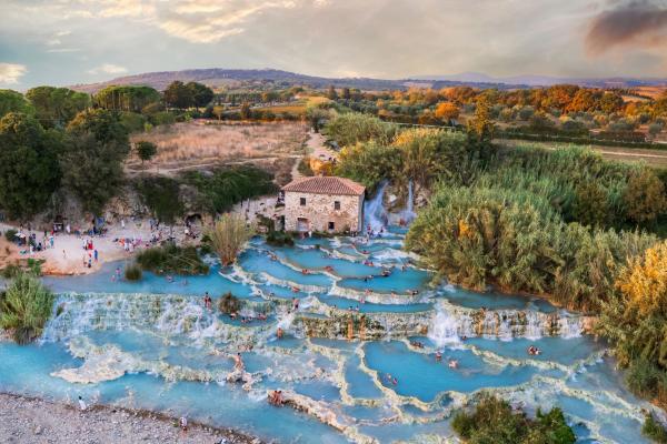 Čarovné Lazio a Umbria - mestá, víno a termálny prameň Saturnia