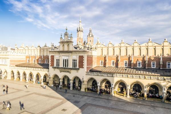 Krakov Rynek glowny - hlavne namestie