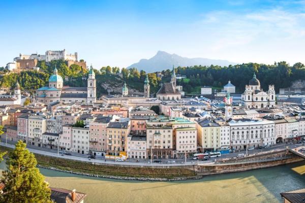 Salzburg - pohľad na mesto