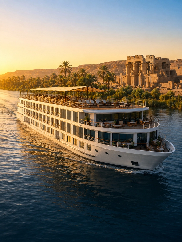 Egypt z paluby lode