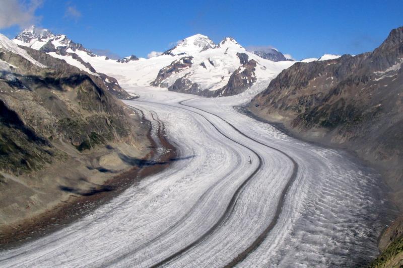 Aletsch-gletscher, Švajčiarsko