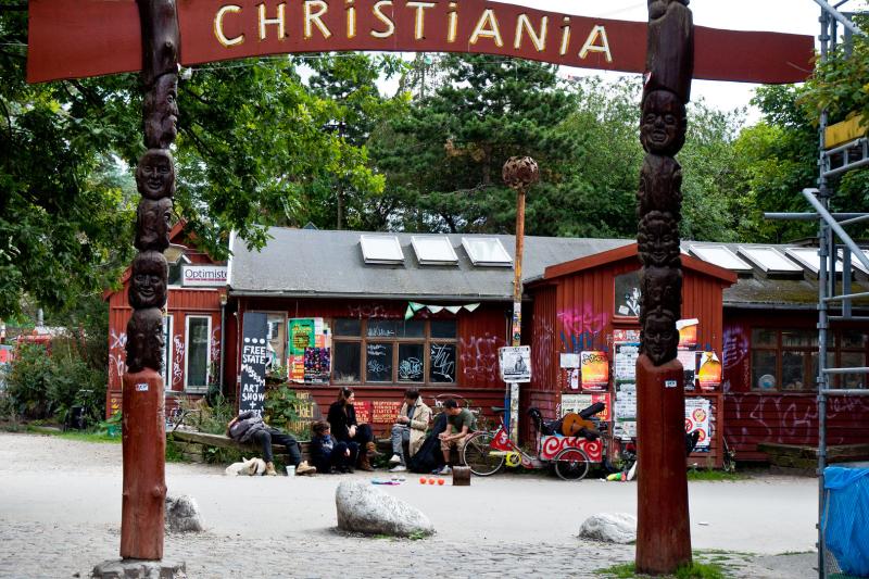 štvrť Christiania, Dánsko