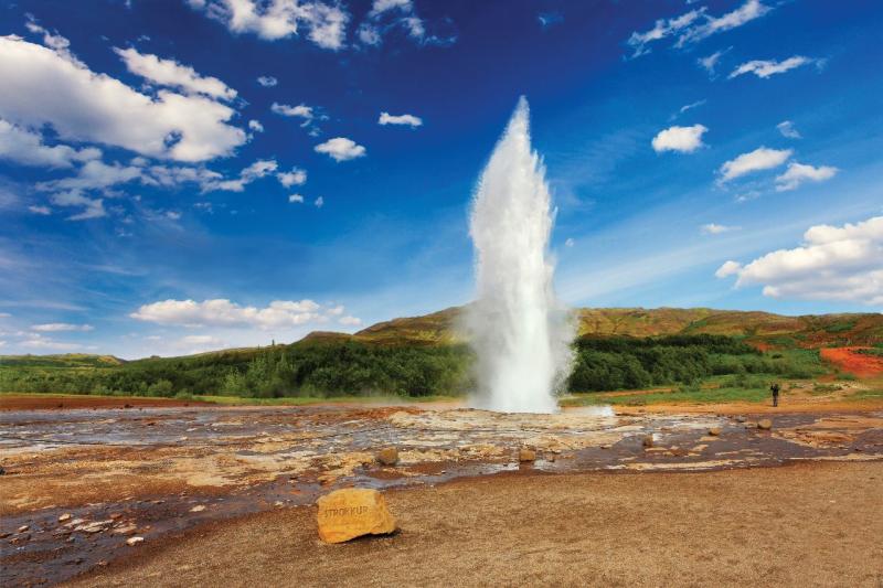 Gejzír Strokkur, Island