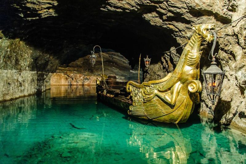 Podzemné jazero Seegrotte, Rakúsko