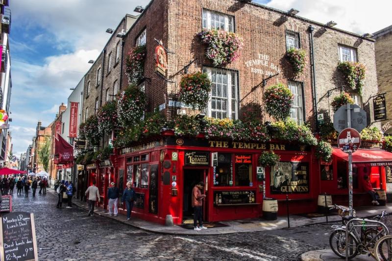 The Temple Bar v Dubline.