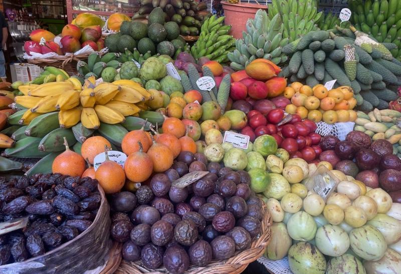 Exotické ovocie na Madeire.