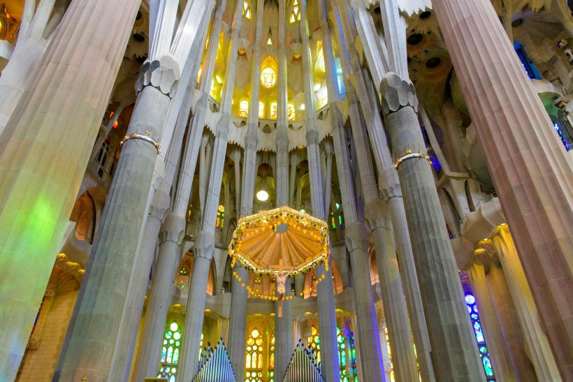 Sagrada Familia v meste Barcelona
