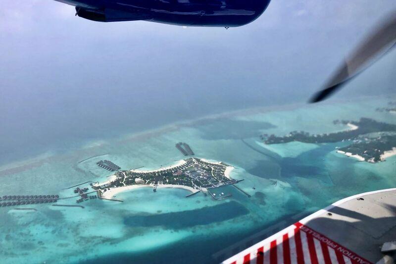 Letecký pohľad na rezort Milaidhoo Island Maldives