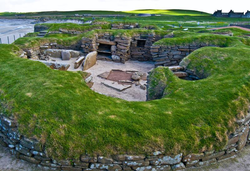 Prehistorická lokalita pri pobreží Skara Brae, Škótsko