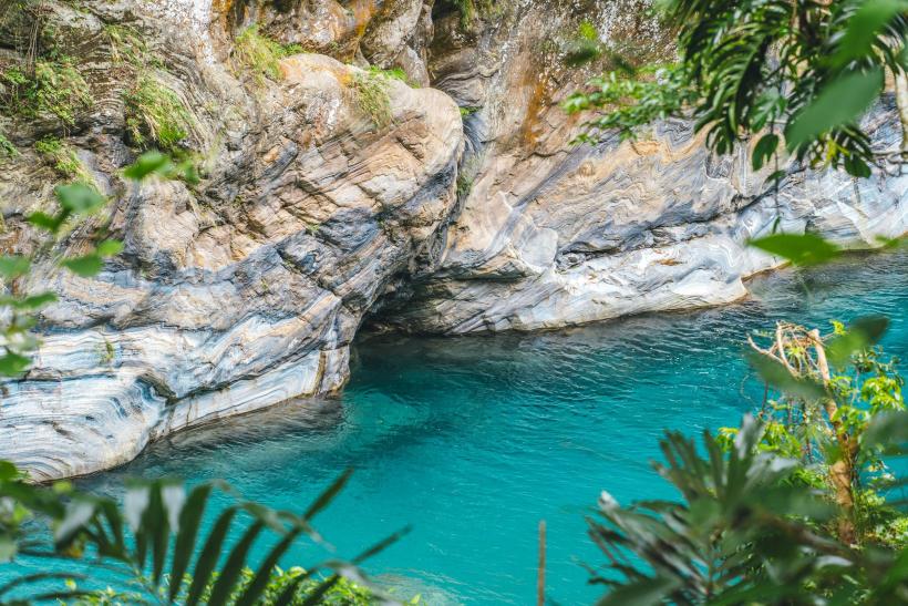 Kaňon Taroko na Taiwane.