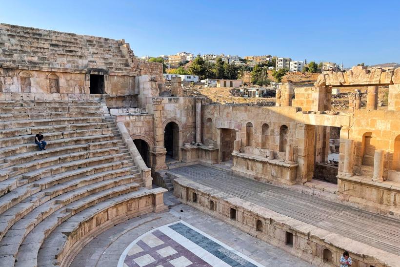 Divadlo rímske v meste Jerash.