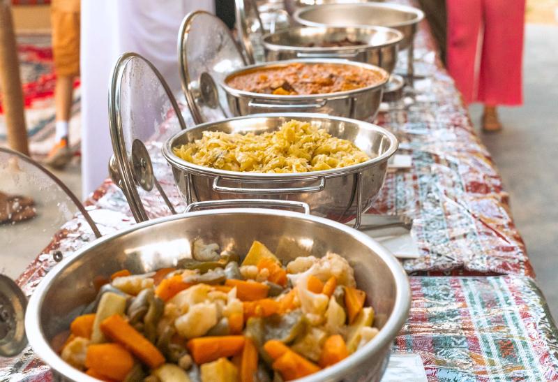 Tradičné ománske jedlá.