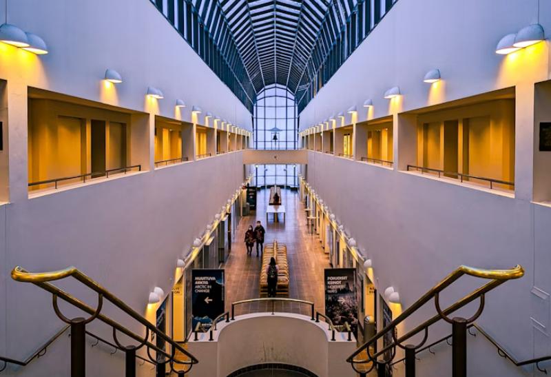 Interiér v Arktikum.