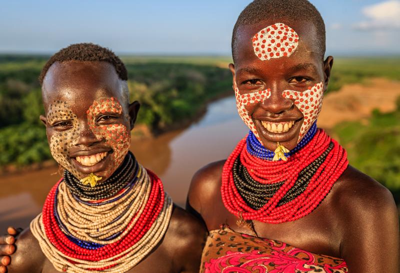 Tmaví ľudia v údolí Omo.