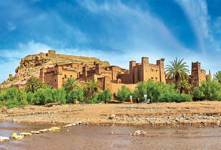 Mesto Ait Ben Haddou v Maroku