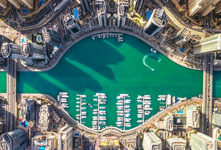 Dubai Marina. Dubaj