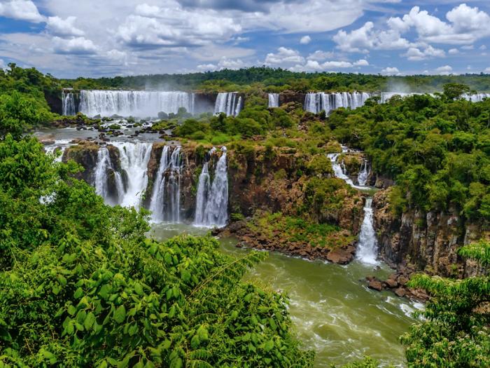 Vodopády Iguazú. Argentína.