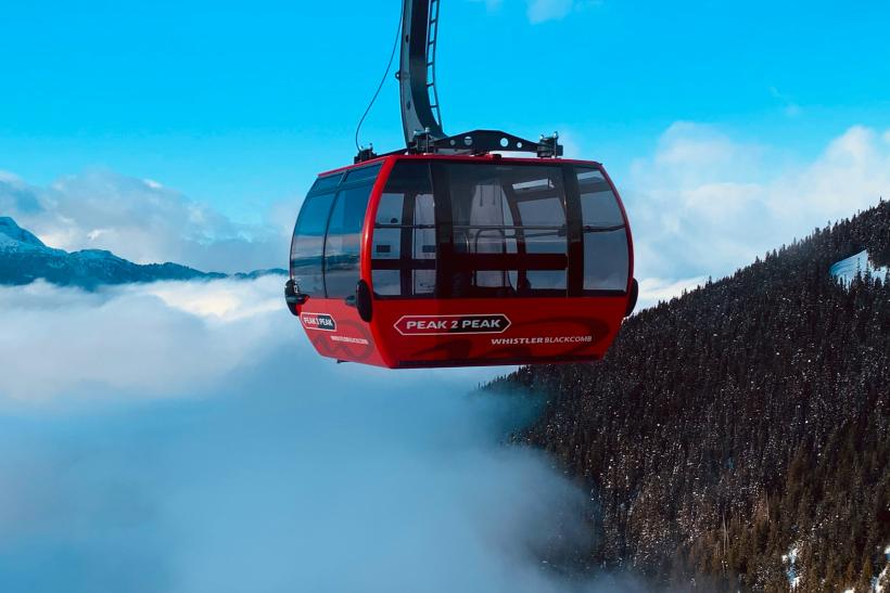Peak2Peak Gondola. Kanada