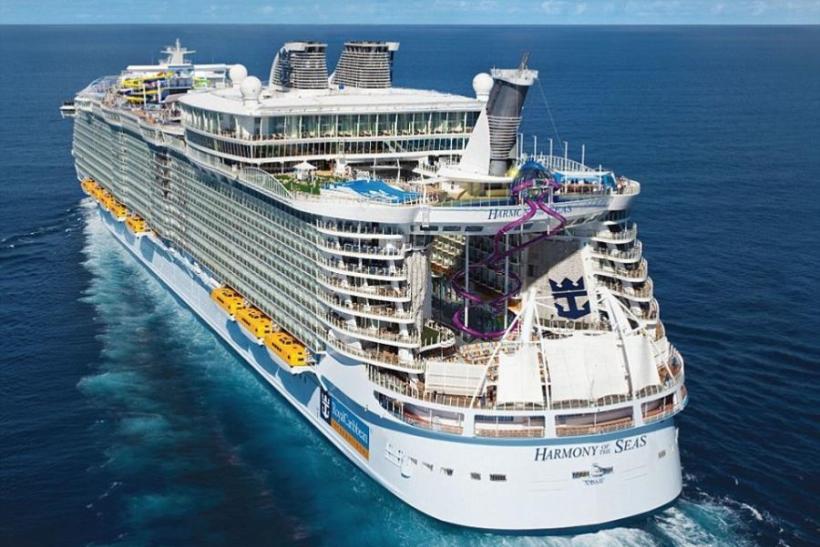 Fialový tobogan vás cez desať palúb dostane za 17 sekúnd na lodi Harmony of the Seas