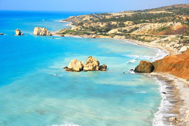 Nádherné cyperské pláže a priezračné more.